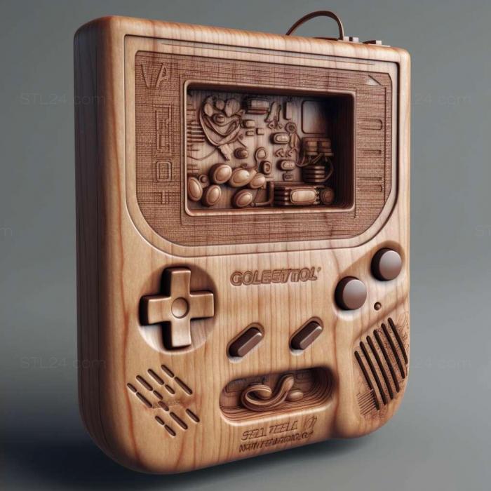 Games (game boy 3, GAMES_31711) 3D models for cnc